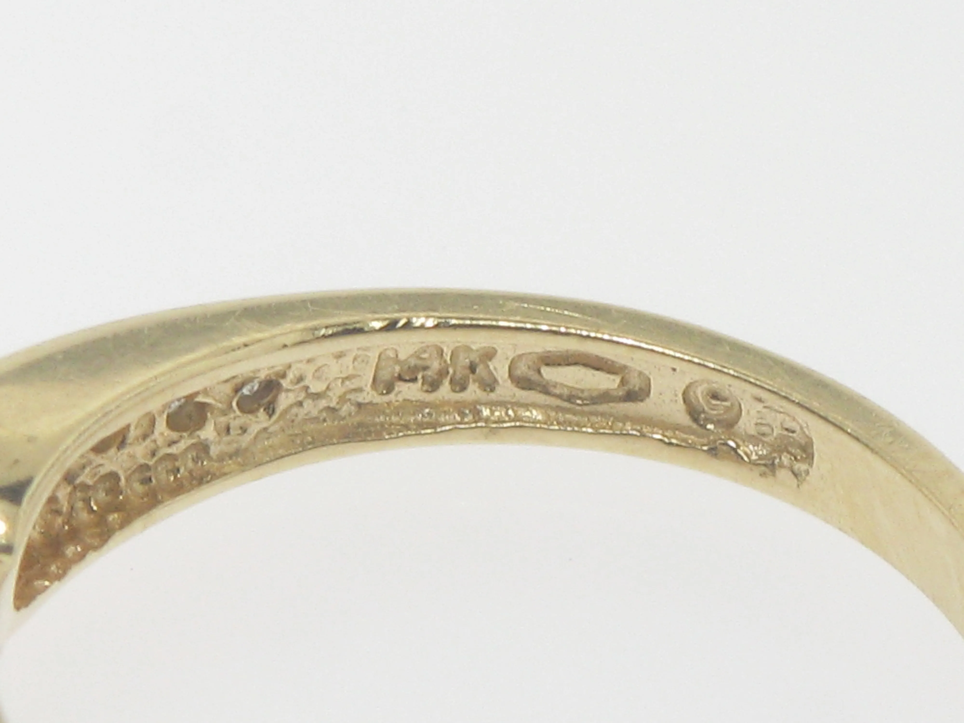 14K Yellow and White Gold Diamond Semi Mounting (Up to 1/4 CT) (Estate Jewelry)