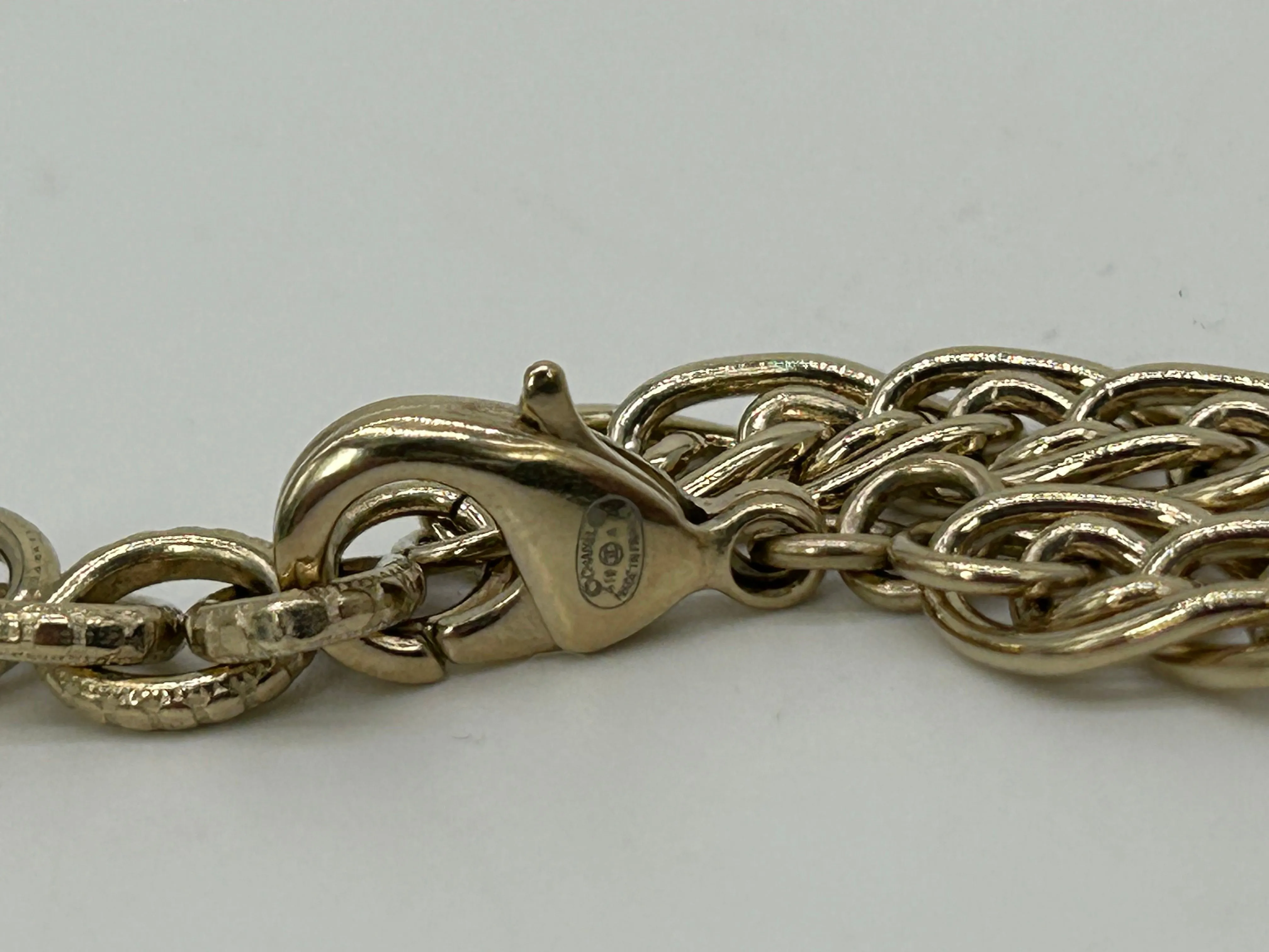 Chanel Black Rhinestone Egyptian Scarab Necklace