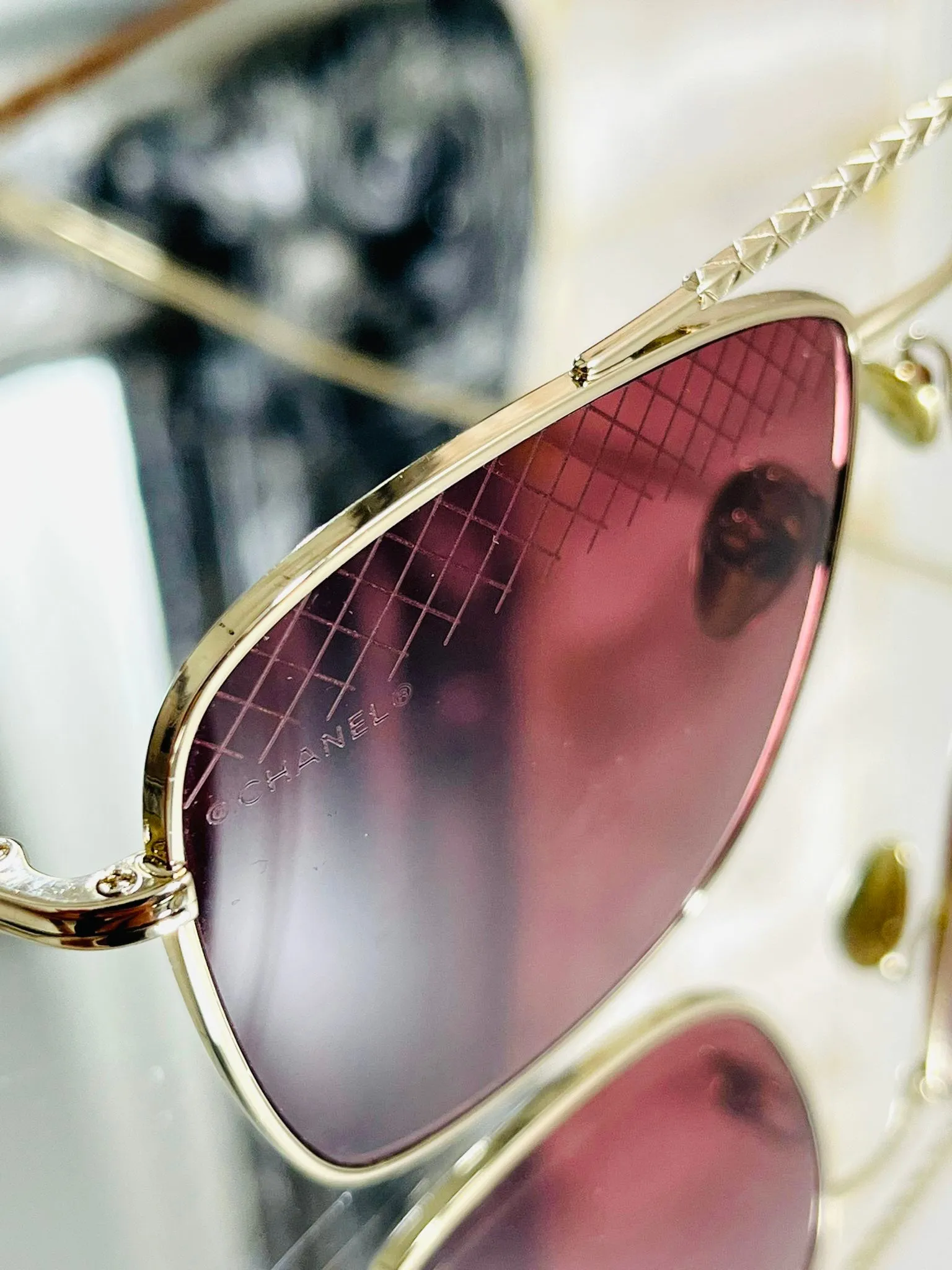 Chanel Pilot Sunglasses