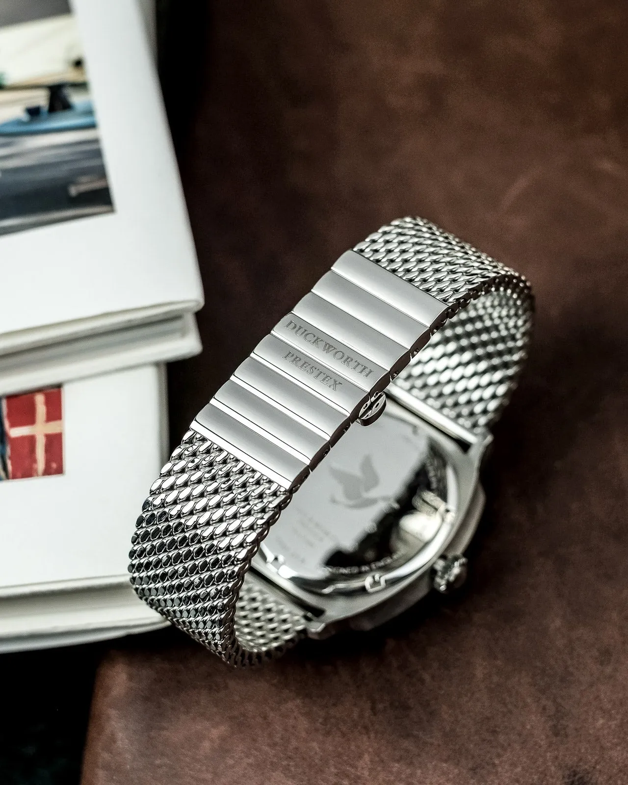 DP Watch VeriMTic Blue Fume Mesh Bracelet