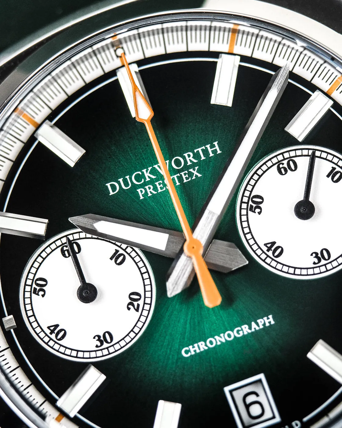 DuckwORSth Prestex Watch Chronograph 42 Green Green Leather D