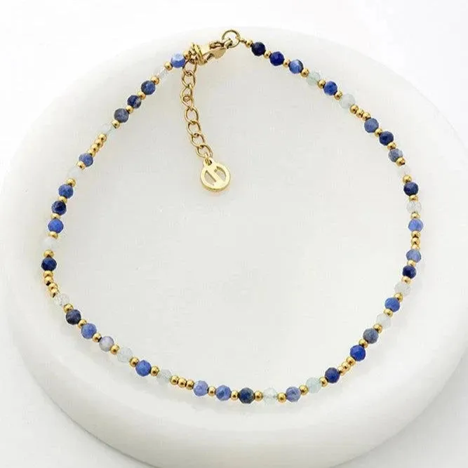 Eden Anklet - Navy