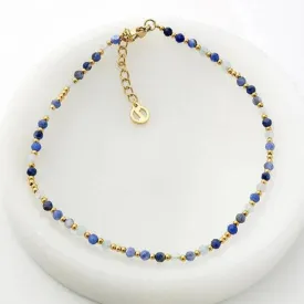 Eden Anklet - Navy