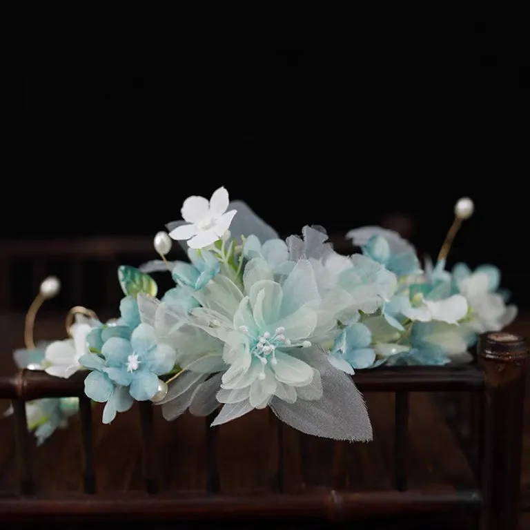 Hair Accessories Set: Soft Blooms