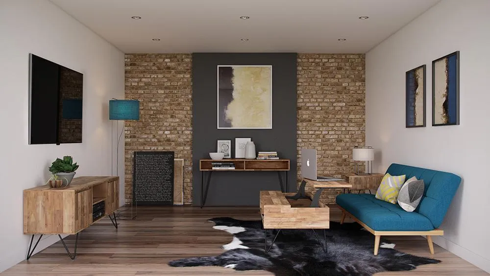 Hunter Console Sofa Table in Mango