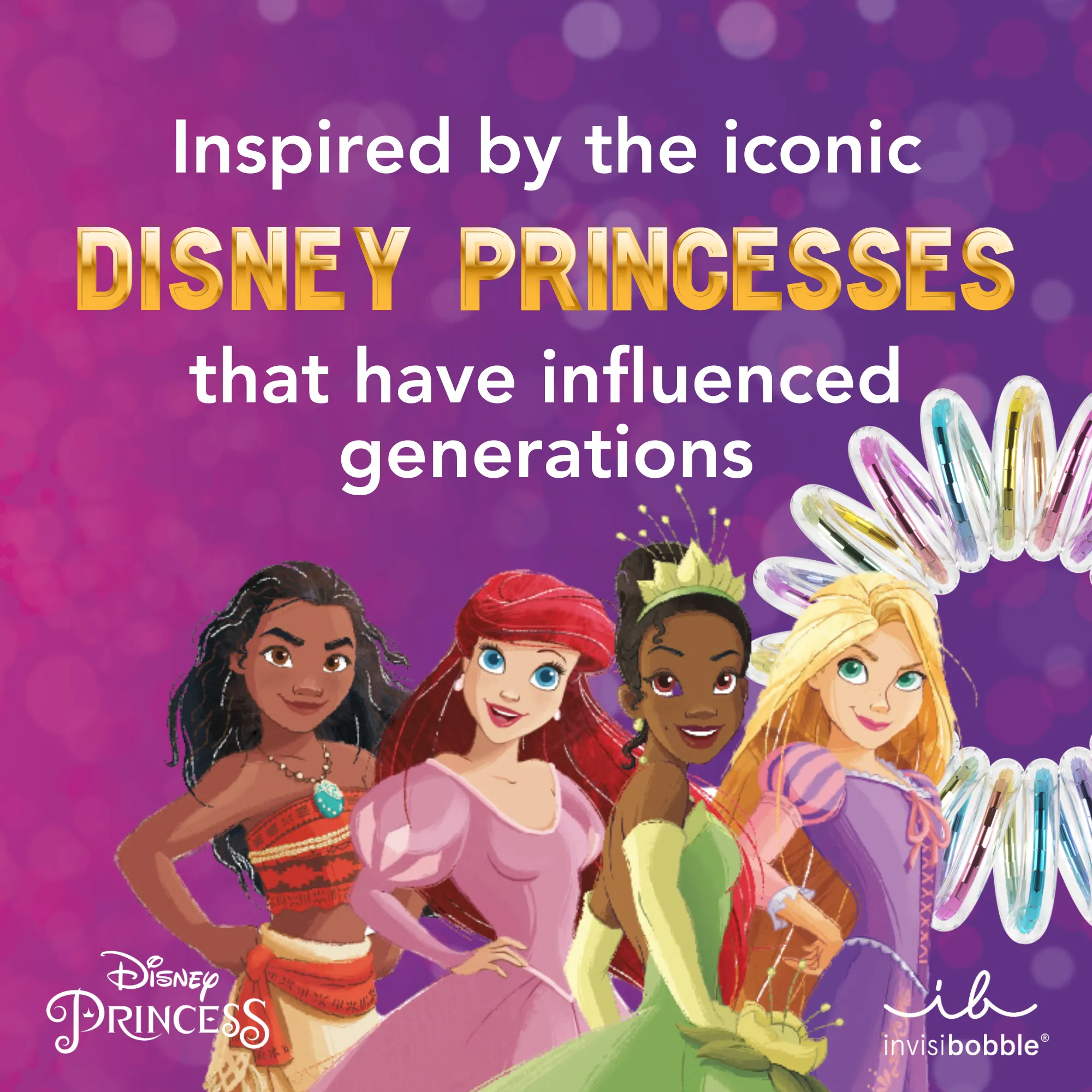 Invisibobble Kids Disney Princess Gift Set
