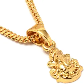 Jewar Pendant Locket Lord Ganesha/Ganesh Ji Handmade Art Gold Plated Jewelry For Men,Women