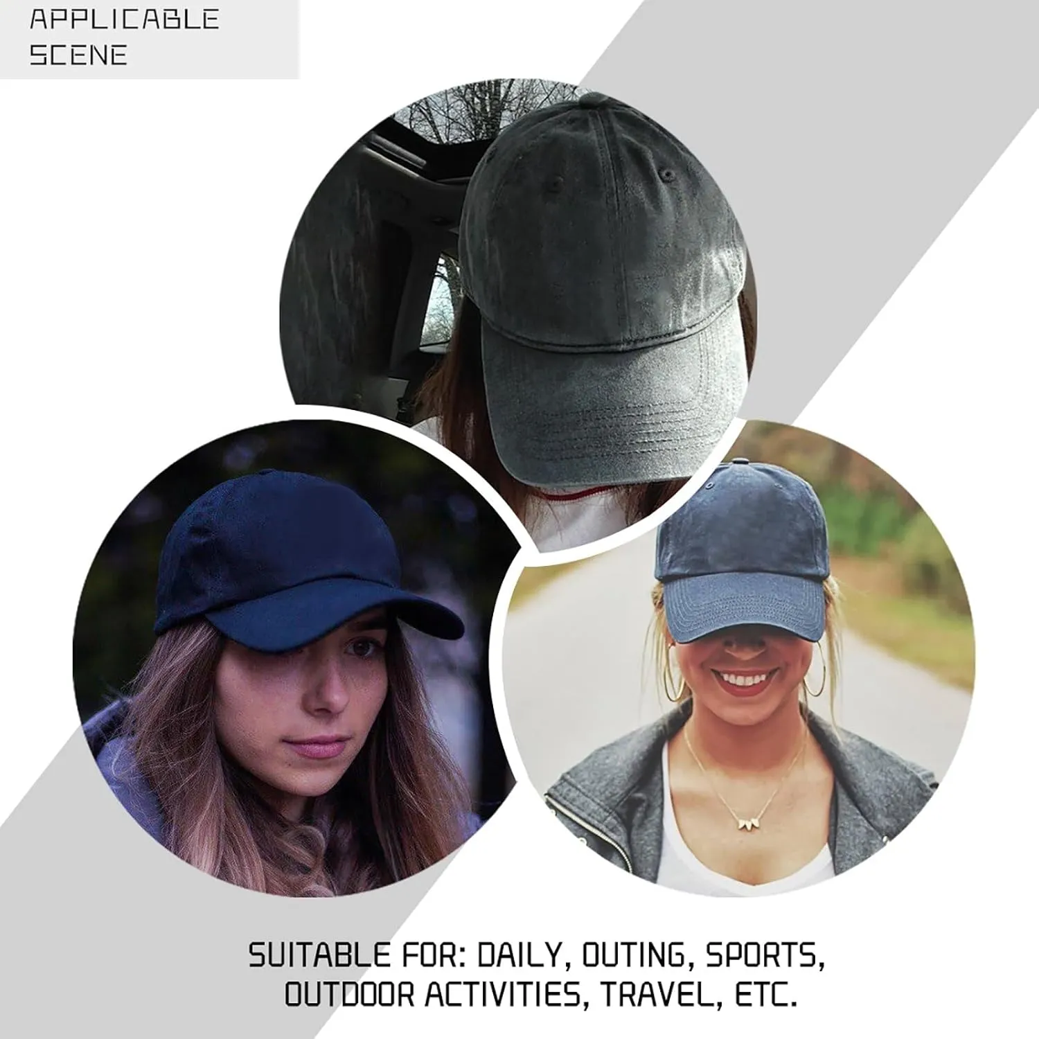 Let Them Funny hat for Men Funny Vintage Cotton Washed Baseball Caps Adjustable Dad Hat Crazy