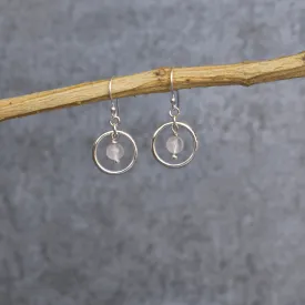 Love - Rose Quartz Earrings