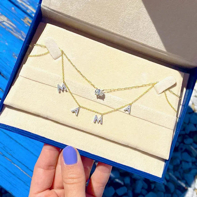 MAMA Diamond Necklace