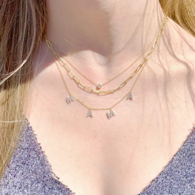 MAMA Diamond Necklace
