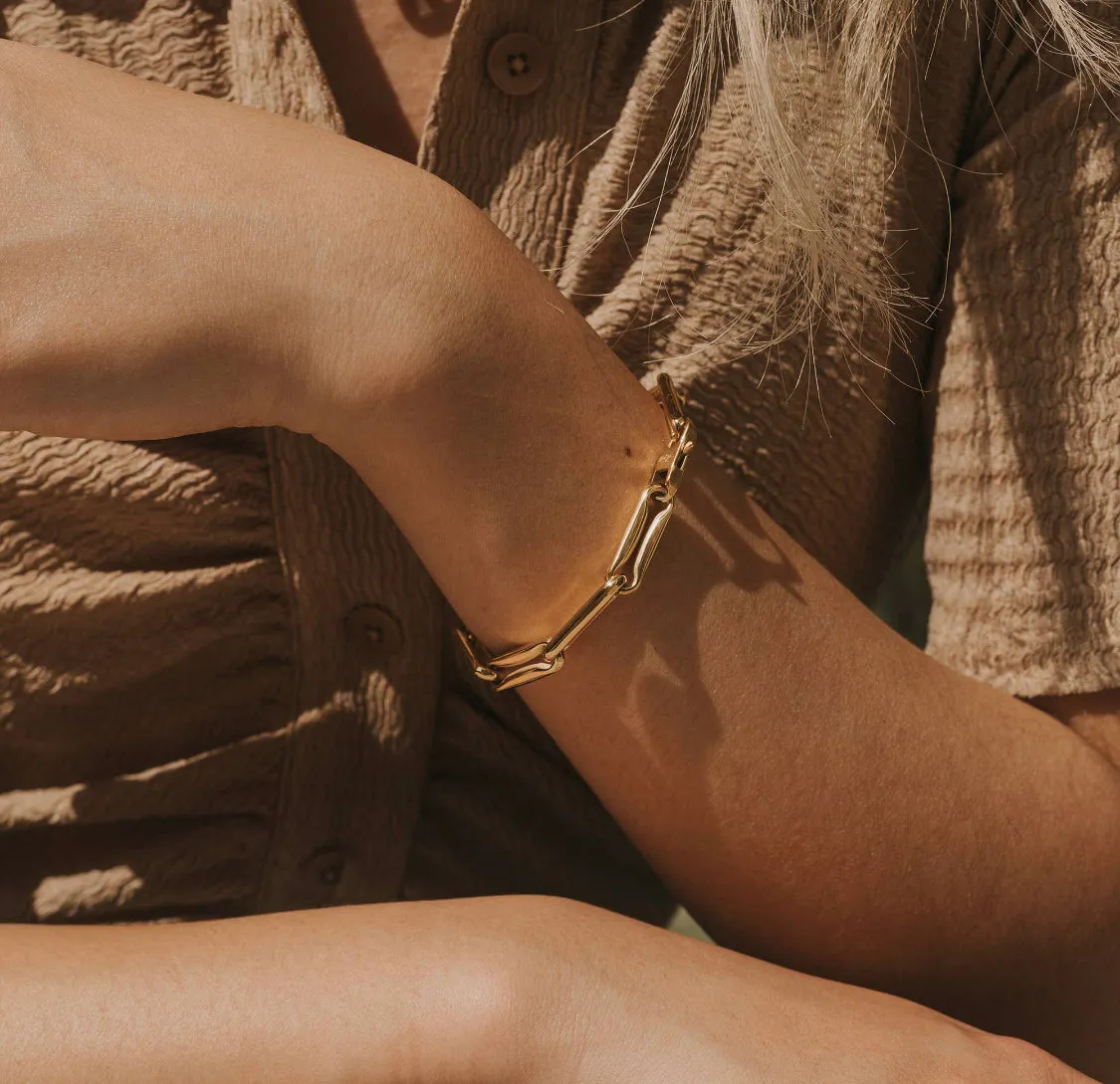 Molly Gold Dipped Bracelet