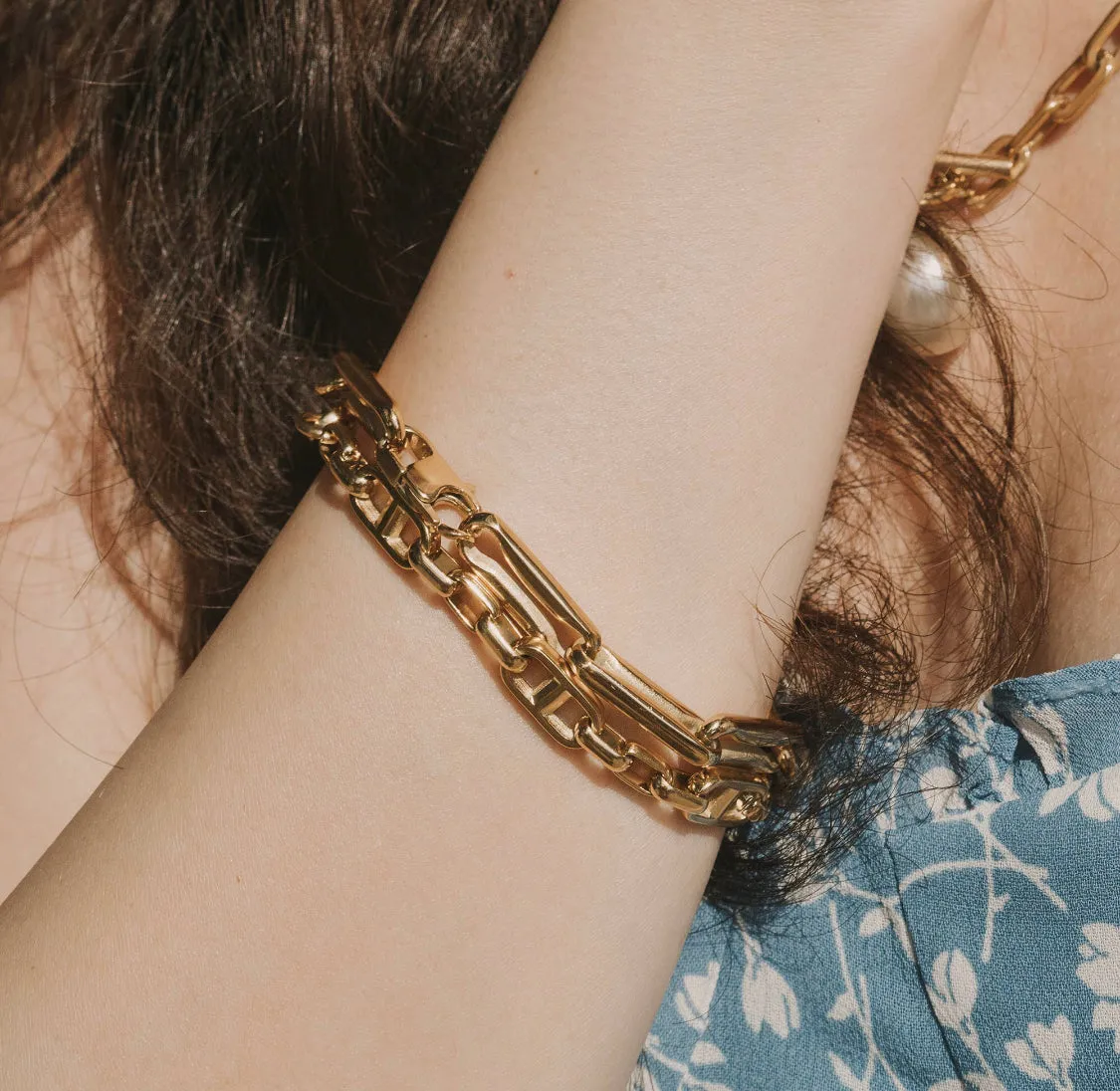 Molly Gold Dipped Bracelet