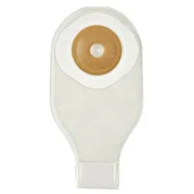 Nu-Flex 1-Piece Adult Drainable Pouch Precut Deep Convex 3/4" x 1-1/2" Oval