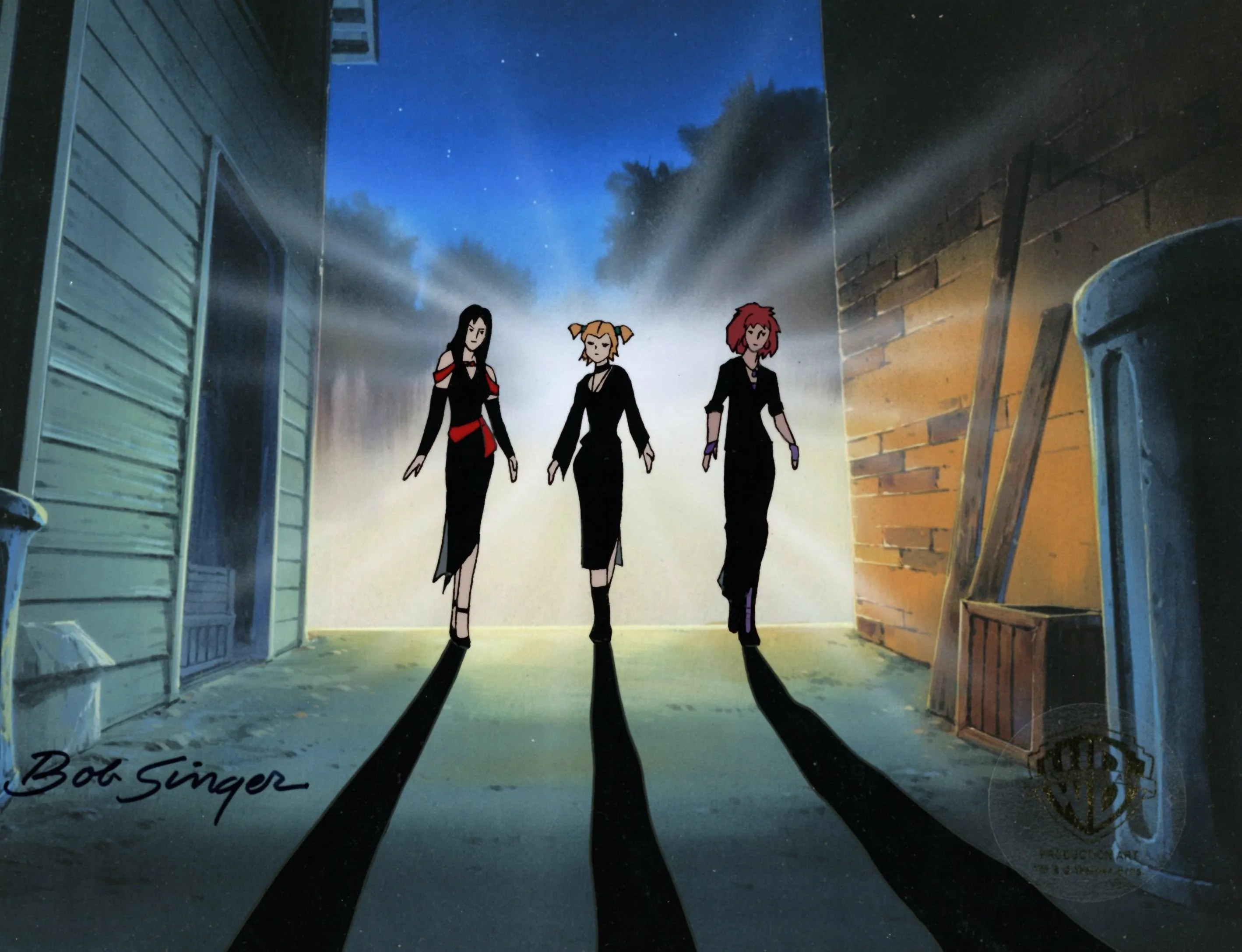 Scooby-Doo and the Witch's Ghost Original Production Cel by Bob Singer: Hex Girls