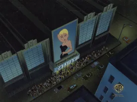 The New Batman Adventures Original Production Cel on Original Background: Cassidy