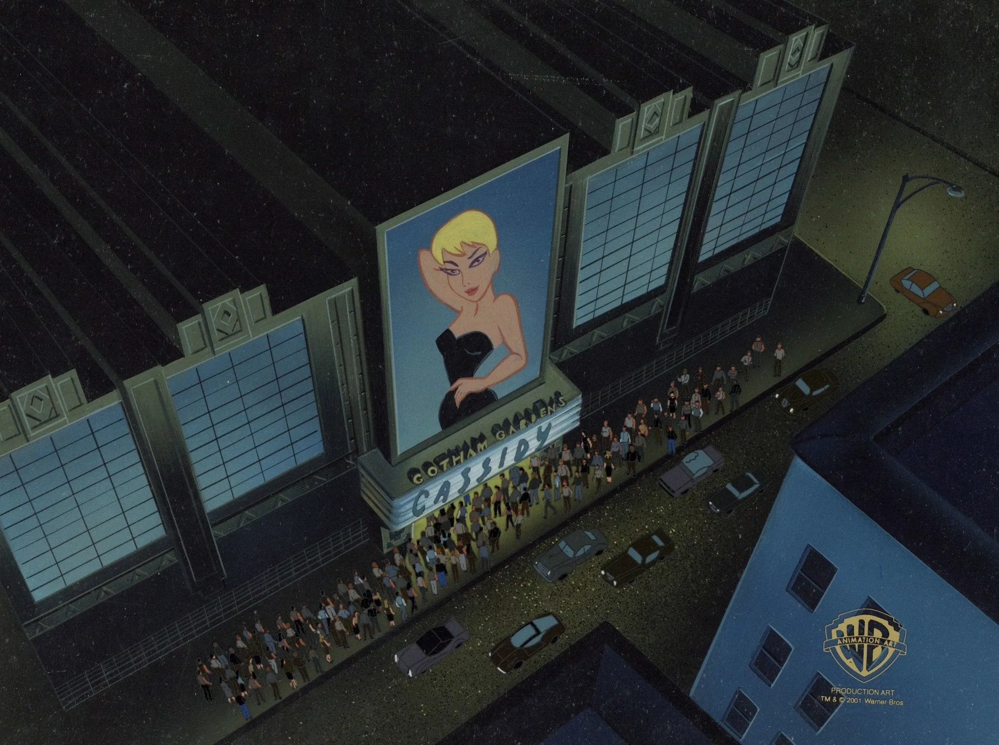 The New Batman Adventures Original Production Cel on Original Background: Cassidy