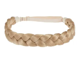 TOECWEGR Braid Headband 3 Strands Synthetic Braided Headbands Stretch Plaited Hairpiece Fashion Girl Costume Hair Accessories