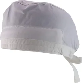 Trendy Apparel Shop Unisex Working Scrub Cap with Sweatband and Adjustable Ties