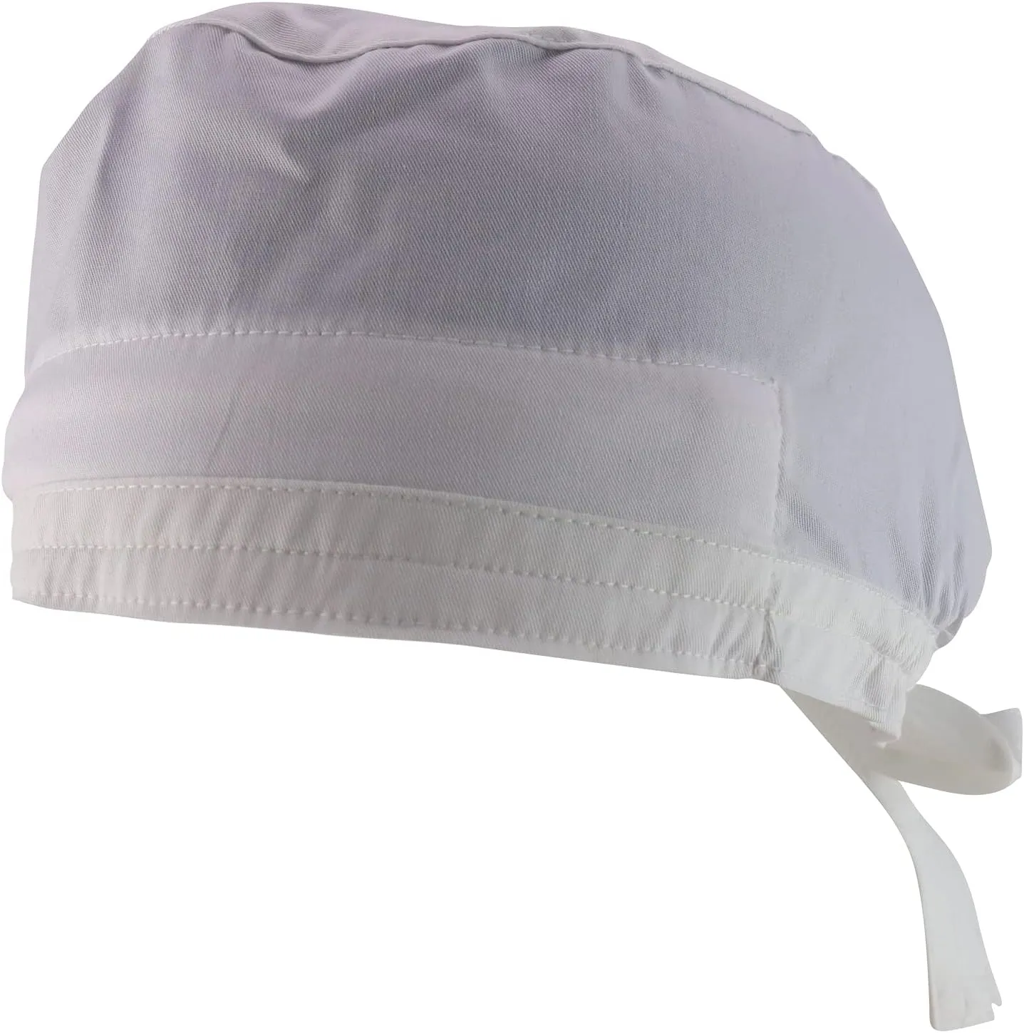 Trendy Apparel Shop Unisex Working Scrub Cap with Sweatband and Adjustable Ties